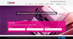 Desktop Screenshot of kemprecruitment.com